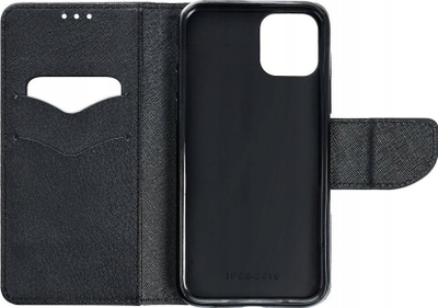 Këllëf telefoni Fancy Book për Xiaomi 13T 13T Pro, me magnet, bëhet dhe mbajtëse, i zi