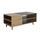 Tavolinë për kafe Jova Sonama 110×55×45 cm (HM8104), gri