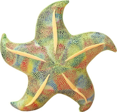 Jastëk lodër Mascot Plush Starfish, 45 cm, i gjelbër