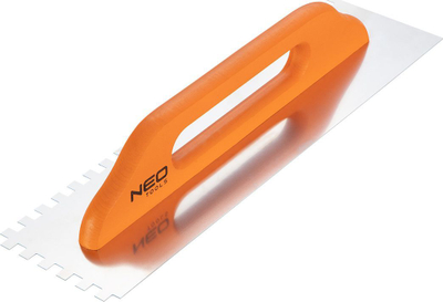 Mistri me dhëmbë Neo 50-183, 480x128mm, dhëmbë 10x10x10mm, portokalli