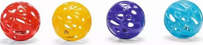 Lodër për mace Beeztees Play Ball, top plastik 4 cm, ngjyrë si t’ju qëllojë