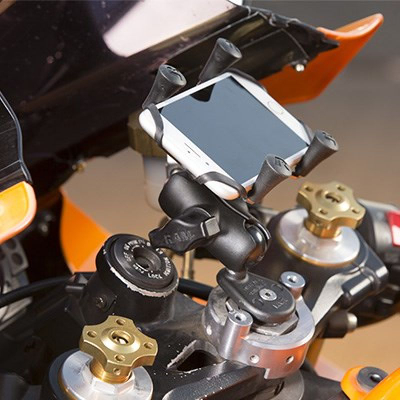 Bazë montimi moto RAM MOUNT RAM-B-342U, kokë topi 1", alumini, e zezë
