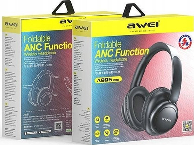 Kufje Bluetooth Awei A996 Pro, over ear, me mikrofon, të zeza