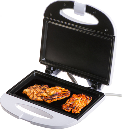 Grill elektrik Adler AD 3072, veshje jo ngjitëse, i bardhë