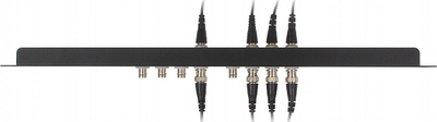 Panel shpërndarës video G-8B-RACK, 8x BNC, 19" 1U, i zi