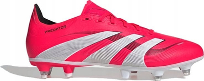Këpucë futbolli Adidas Predator League SG M ID3762, për bar të butë, me vida metalike, të kuqe
