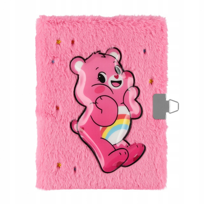 Ditari Starpak Care Bears A5, kapëse anësore, plushez, rozë