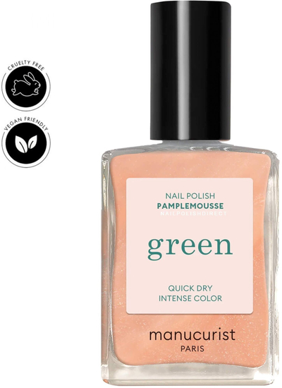 Llak thonjsh Manucurist Green Pamplemousse, 15ml, me shkëlqim, pjeshkë