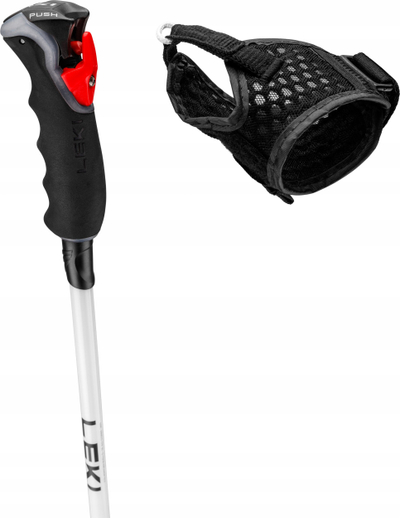Shkopinj skish Leki Carbon 14 3D, fibra karboni, për goca