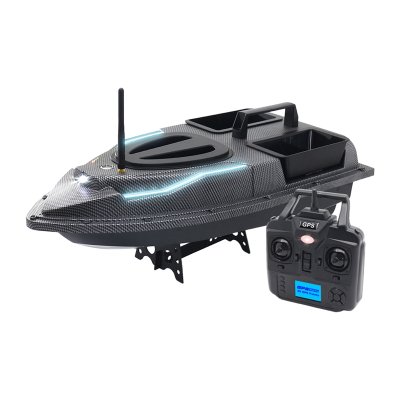 Barkë karremi Flytec V900, GPS, rikthim automatik, 2 bateri, gri karbon