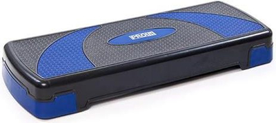 Platformë stepi PROfit Super Plus DK2002, 78x29cm, lartësi e rregullueshme 10-20cm, zi blu