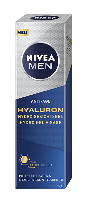 Xhel rifreskues për fytyrë Nivea Hyaluron Anti-Age, 50 ml