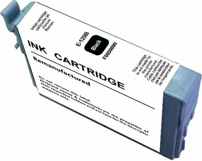 Patron boje UPrint E-129B C13T12914010 T1291, i zi, që shkon me printerat Epson
