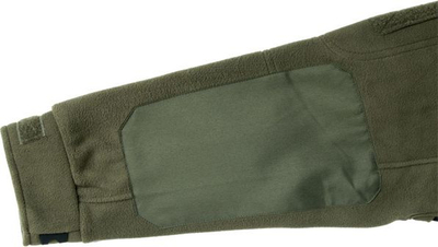 Xhaketë fleece Helikon Tex Patriot Double Fleece me kapuç, taktike, jeshile ulliri