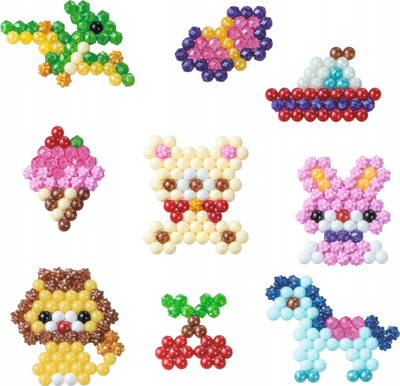 Set lodrash Epoch Aquabeads Easy Starter, 500 rruaza, 4+ vjeç, shumëngjyrësh