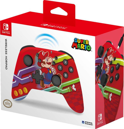 Kontroller Hori Nintendo Mario, wireless, i kuq