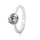 Unazë Brilio RI057W, argjend, zirkon transparent