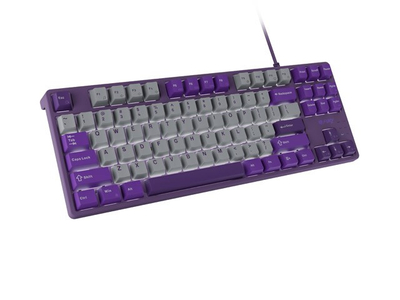 Tastierë mekanike gaming Fury Kanabo K2 TKL, me kabllo, drita RGB, gri vjollcë