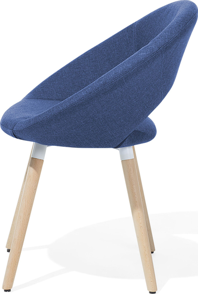 Set karrigesh ngrënieje ROSLYN, 2 copë, me stof, blu navy
