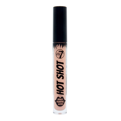 Shkëlqyes për buzë W7 Hot Shot Power Plumping Gloss,  nude