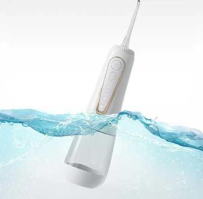 Irrigator për dhëmbët Lovio HydroJet Pro LVWF124WH, wireless, me 8 koka, i bardhë