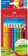 Set lapsash me ngjyra Faber-Castell Jumbo Grip 280921, 10 copë, shumëngjyrësh