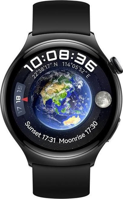 Ora e mençme Huawei Watch 4 Active, 46mm, eSIM, e zezë