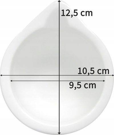 Havanje me tust porcelani, madhësi standard, e bardhë