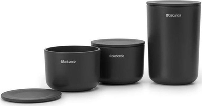 Set kutish për ruajtjen e aksesorëve Brabantia ReNew, 3 copë, të zeza