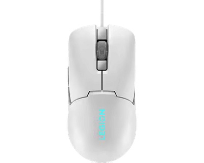 Mouse gaming Lenovo Legion M300s GY51H47351, 8000 DPI, me kabllo USB, i bardhë