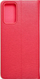Kapak libri Luna Book Gold Case për Xiaomi Redmi Note 12S, me magnet, me xhep për karta, i kuq