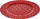 Nënstoli tavoline Atmosphera Round Placemat, Ø33 cm, plastikë, i kuq