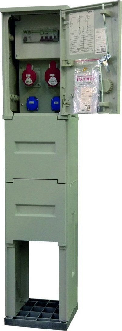 Panou elektrik për kantier Incobex RB2/2/F, 2x2P+E 1x16A 1x32A, me bazament