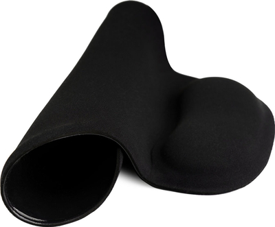 Mousepad Savio MP-01B me jastëk xheli, i zi