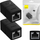 Adapter rrjeti Baseus AirJoy RJ45, gigabit 1000 Mbps, set 2 copë, i zi