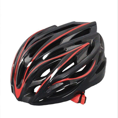 Helmetë biçiklete sportive, e zezë me të kuqe. UNIMIKS