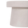 Tavolinë për kafe rrumbullakët Santorini Φ60x42,5Hcm (HM18051), bardhë