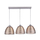 Llambadar varëse Domoletti MD91238A-3, 3x40W, E27, ngjyrë neutrale
