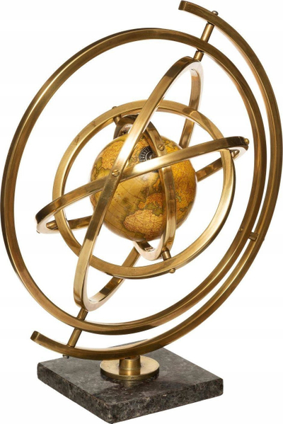 Glob dekorativ Sandy Vintage, metal, 37cm, ngjyrë ari