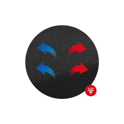 Karrige gaming Huzaro Force 6.3 RGB Mesh, shpina 180°, drita LED RGB, e zezë