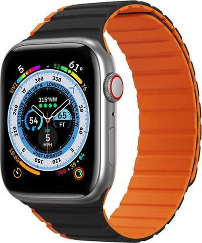 Rrip ore Apple Watch Dux Ducis Magnetic Strap, silikon, 38 40 41mm, zi portokalli
