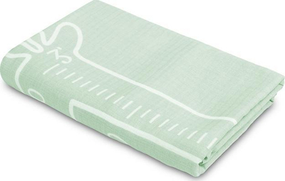 Pelena museline Sensillo Muslin Nappy, 120x120 cm, mente