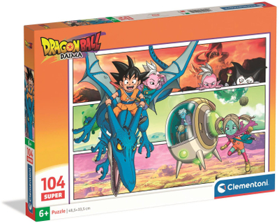Puzzle CLEMENTONI Super Dragon Ball Daima 1, 104 pjesë, 6 vjeç+