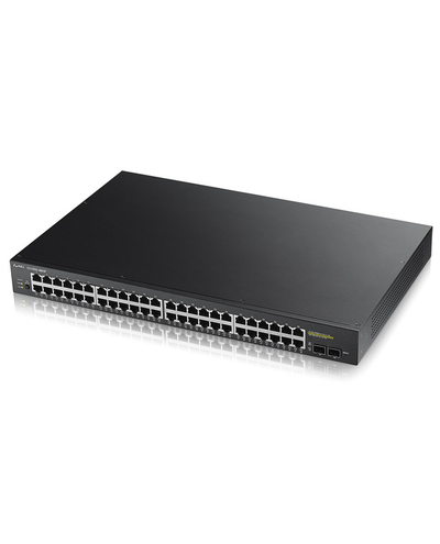 Мрежен свич Zyxel GS1900-48, 48 порти Gigabit Ethernet, управуван, сив