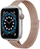 Rrip milanez çeliku 4wrist për Apple Watch 42/44/45/49 mm, rozë e artë