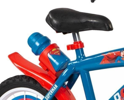 Biçikletë për kalamaj Toimsa Superman 16", me rrota ndihmëse, blu