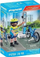 Set lodër Playmobil Action Heroes Police Blue Patrol 71732, me polic dhe biçikletë, shumëngjyrësh