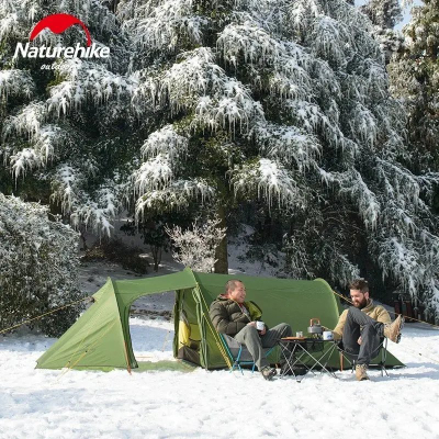 Çader kampingu Naturehike Opalus 3, për 3 veta, mban shi 4000mm, e gjelbër