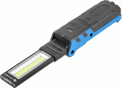 Llambë dore LED Hogert Technik HT1E407, 400 lm, me bateri të rikarikueshme, e zezë