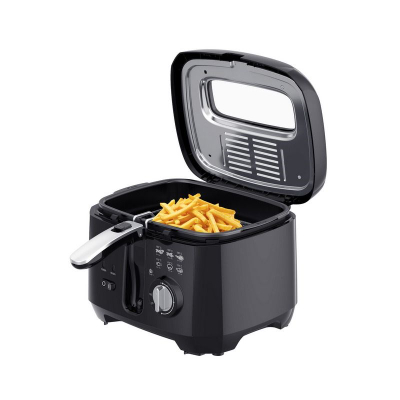 Fritezë me vaj Eldom FR18, 2.5L, 1800W, e zezë